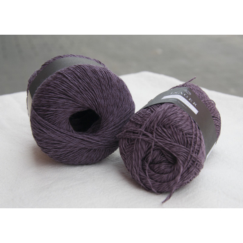 Isager Bomulin kol. 60 (ciemny fiolet)